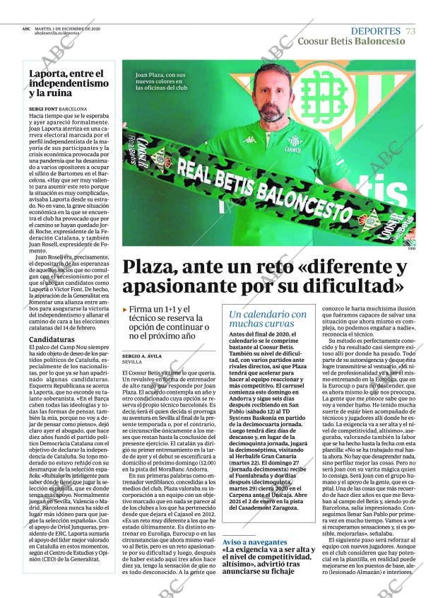 ABC SEVILLA 01-12-2020 página 73