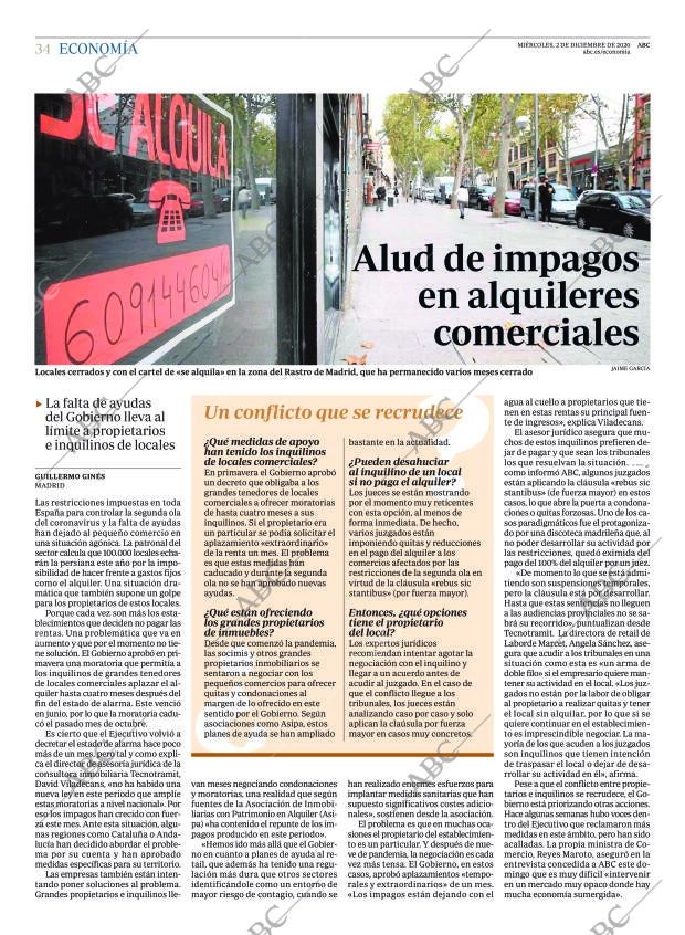 ABC MADRID 02-12-2020 página 34