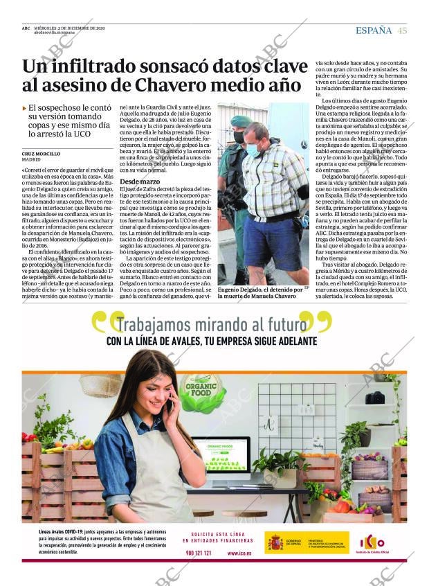 ABC SEVILLA 02-12-2020 página 45