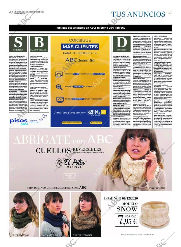 ABC SEVILLA 02-12-2020 página 67