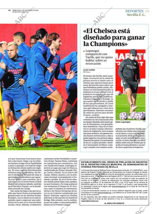 ABC SEVILLA 02-12-2020 página 69