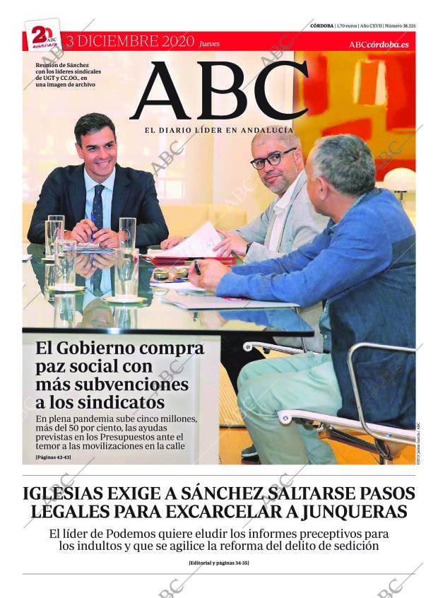 ABC CORDOBA 03-12-2020 página 1