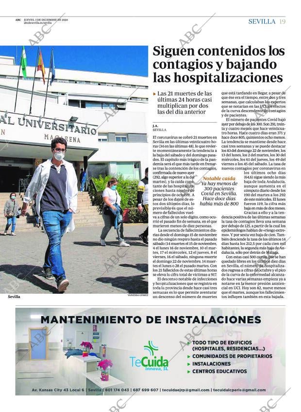 ABC SEVILLA 03-12-2020 página 19