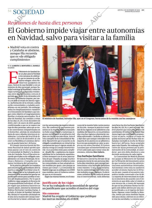 ABC SEVILLA 03-12-2020 página 54