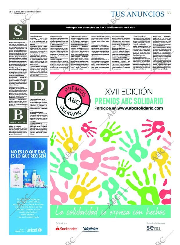 ABC SEVILLA 03-12-2020 página 63