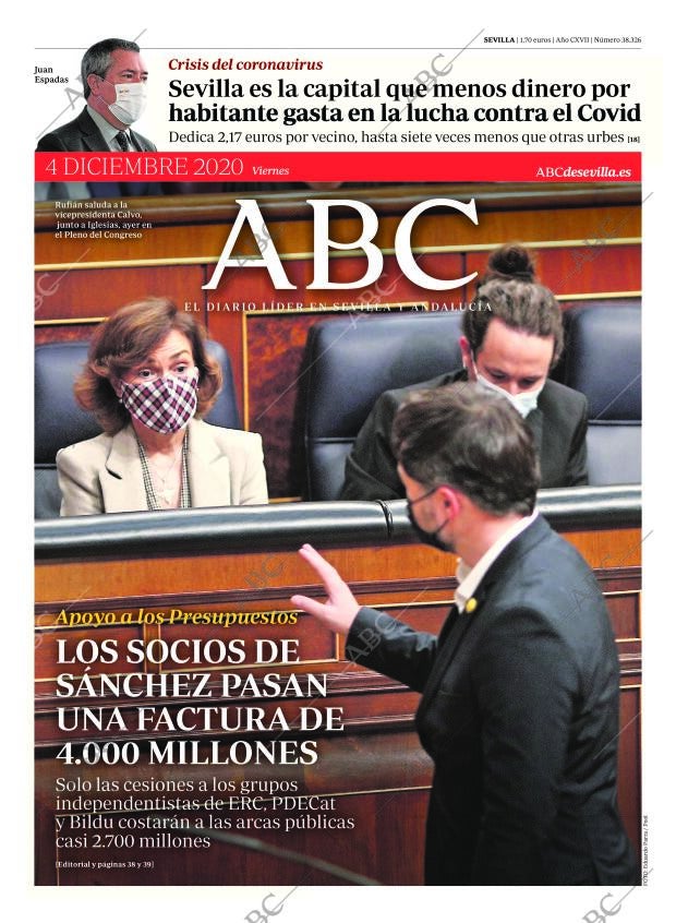 ABC SEVILLA 04-12-2020 página 1