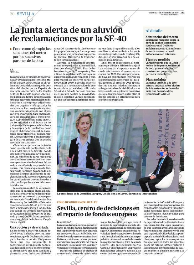 ABC SEVILLA 04-12-2020 página 20