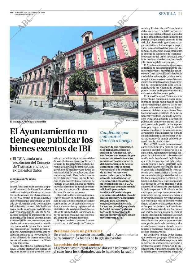 ABC SEVILLA 04-12-2020 página 21