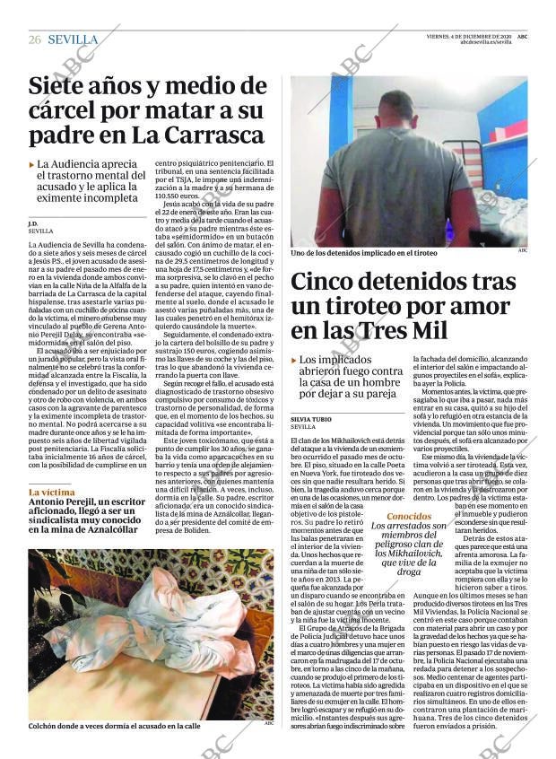 ABC SEVILLA 04-12-2020 página 26