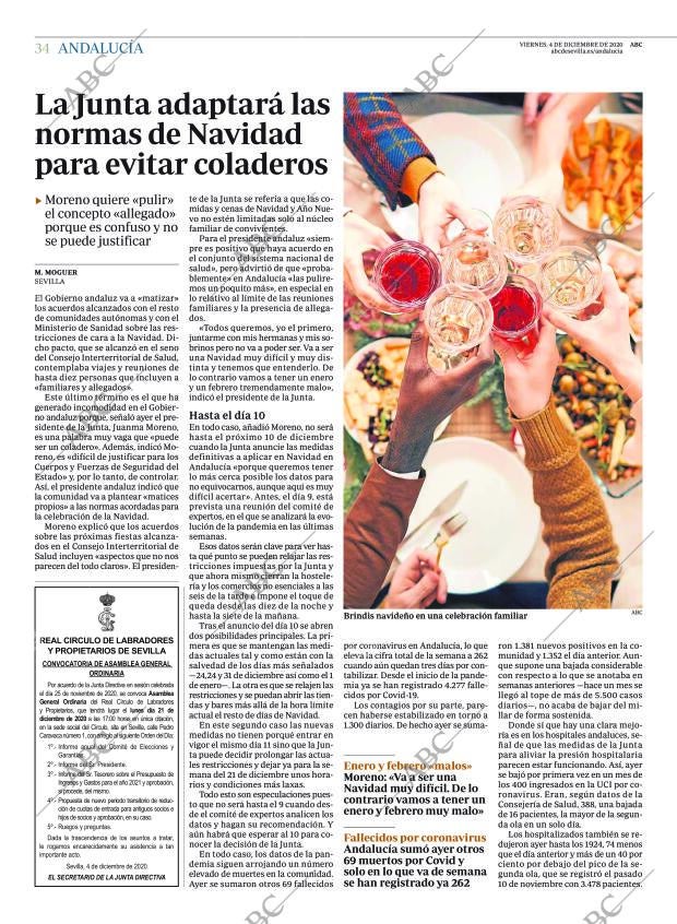 ABC SEVILLA 04-12-2020 página 34