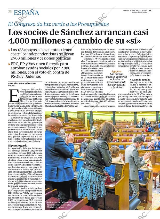 ABC SEVILLA 04-12-2020 página 38