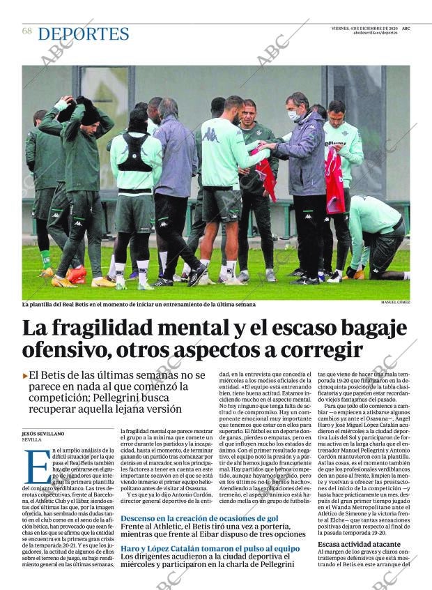 ABC SEVILLA 04-12-2020 página 68