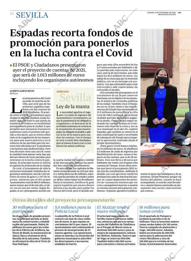 ABC SEVILLA 05-12-2020 página 16