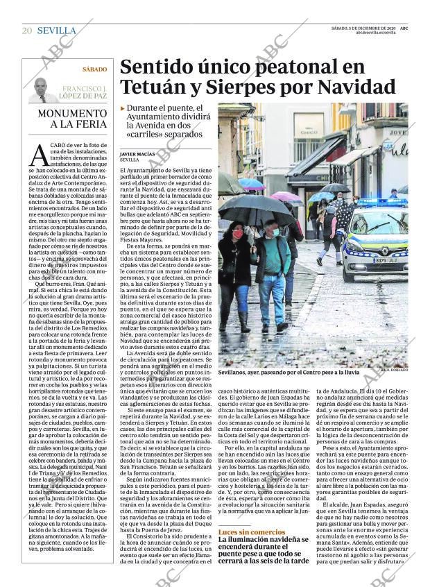 ABC SEVILLA 05-12-2020 página 20