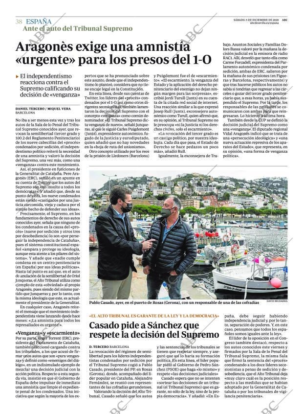 ABC SEVILLA 05-12-2020 página 38