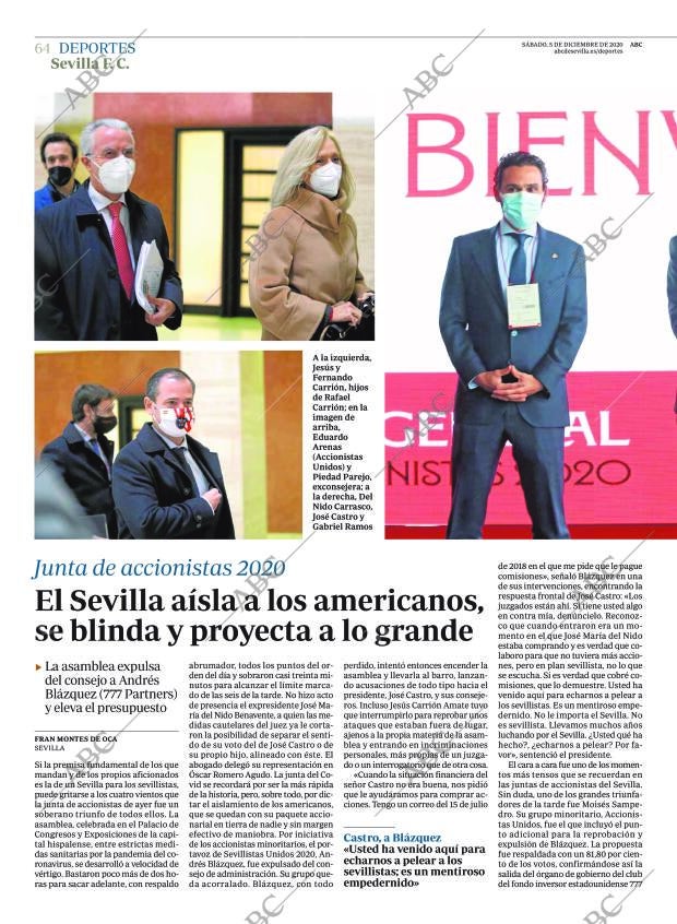 ABC SEVILLA 05-12-2020 página 64