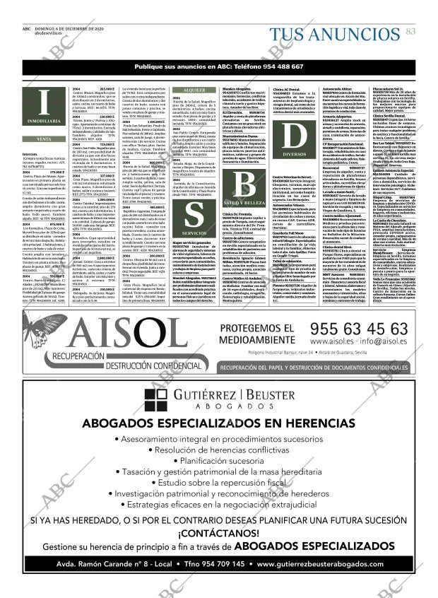 ABC SEVILLA 06-12-2020 página 83