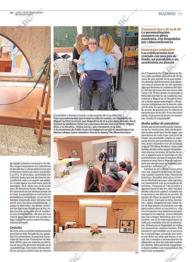 ABC MADRID 07-12-2020 página 63