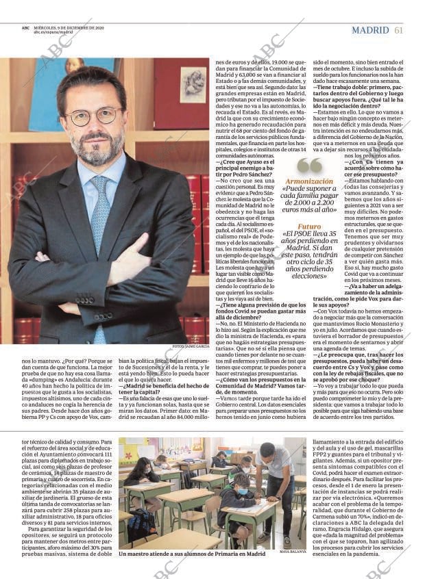 ABC MADRID 09-12-2020 página 61