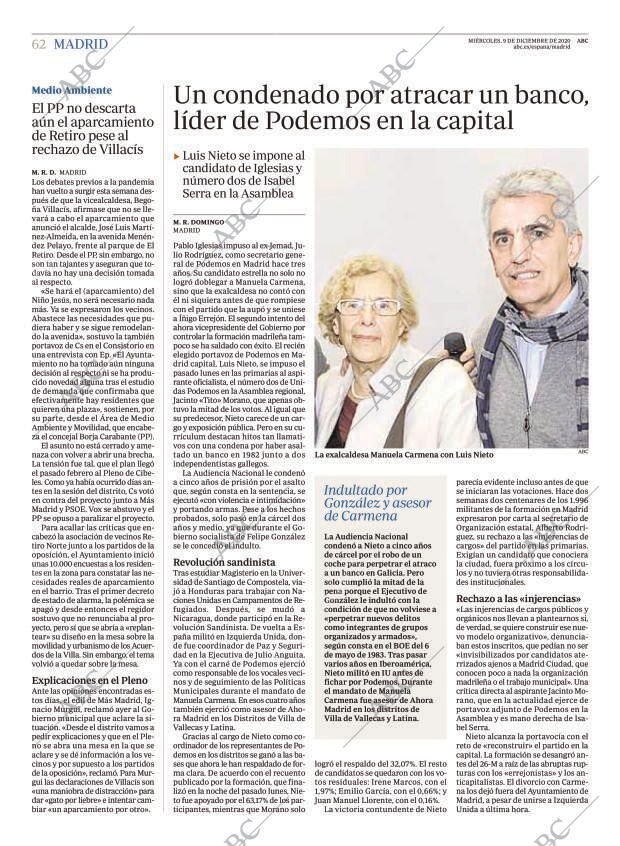 ABC MADRID 09-12-2020 página 62