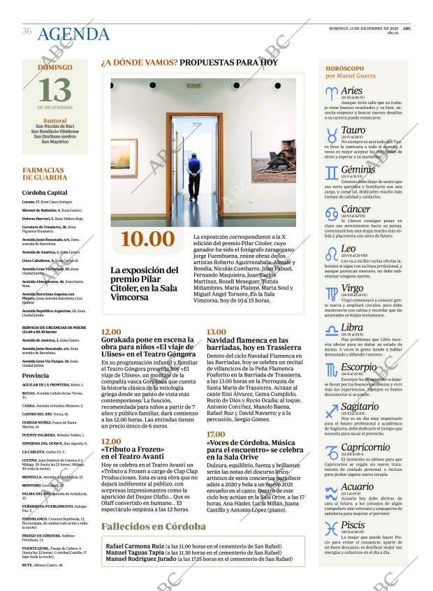 ABC CORDOBA 13-12-2020 página 36