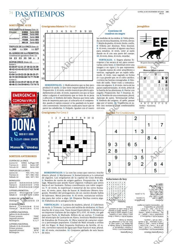 ABC CORDOBA 14-12-2020 página 74
