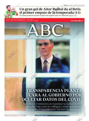 ABC SEVILLA 14-12-2020 página 1