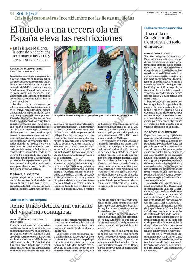 ABC CORDOBA 15-12-2020 página 54