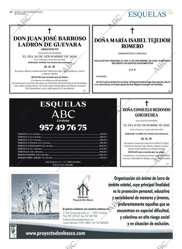 ABC CORDOBA 15-12-2020 página 59