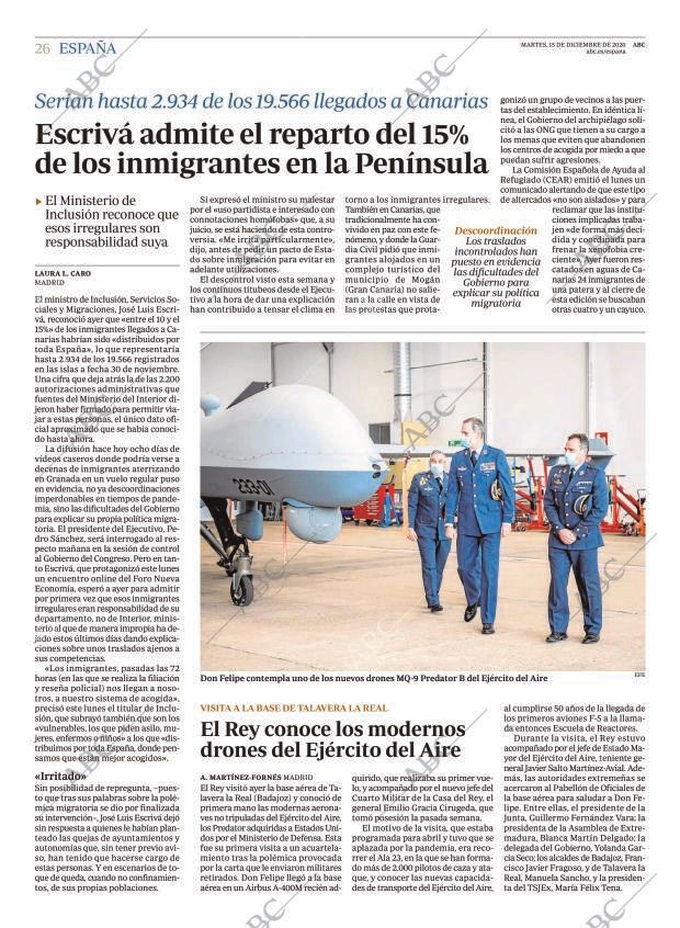 ABC MADRID 15-12-2020 página 26