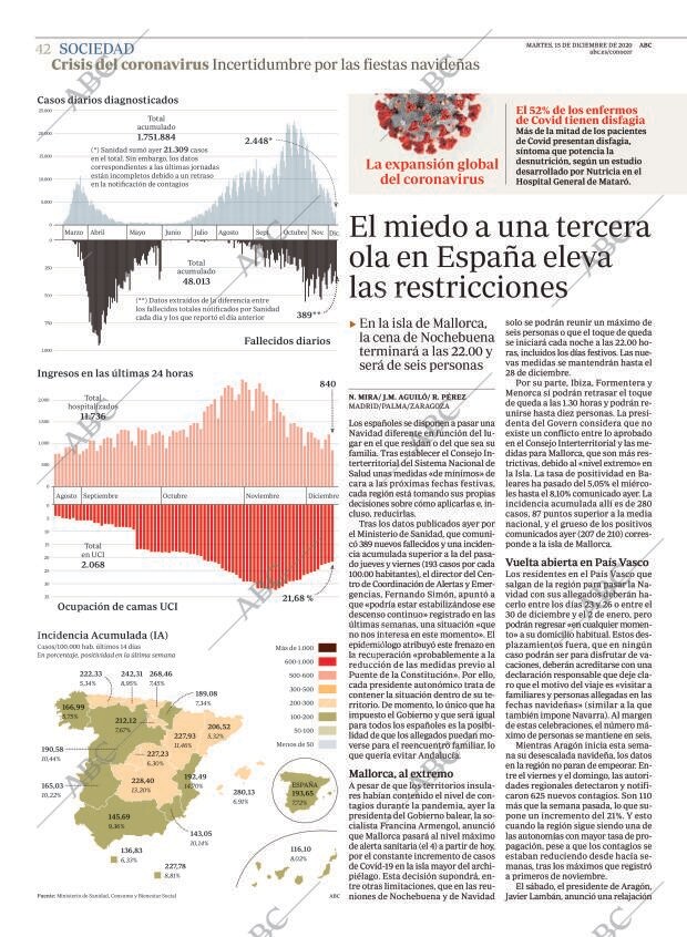 ABC MADRID 15-12-2020 página 42