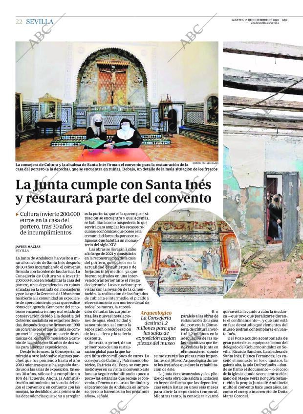 ABC SEVILLA 15-12-2020 página 22
