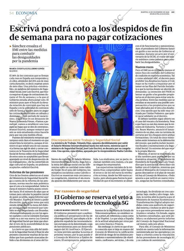 ABC SEVILLA 15-12-2020 página 54