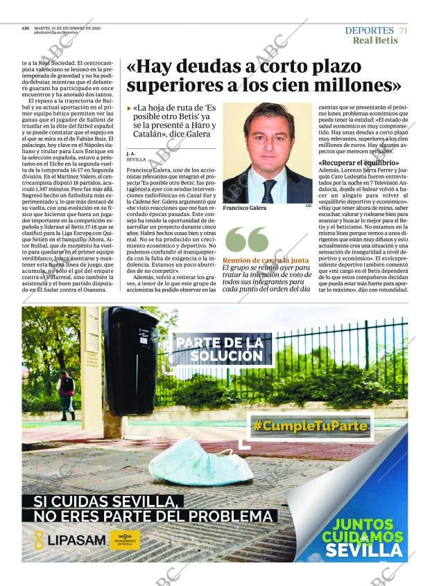 ABC SEVILLA 15-12-2020 página 71