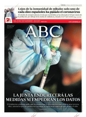 ABC CORDOBA 16-12-2020 página 1