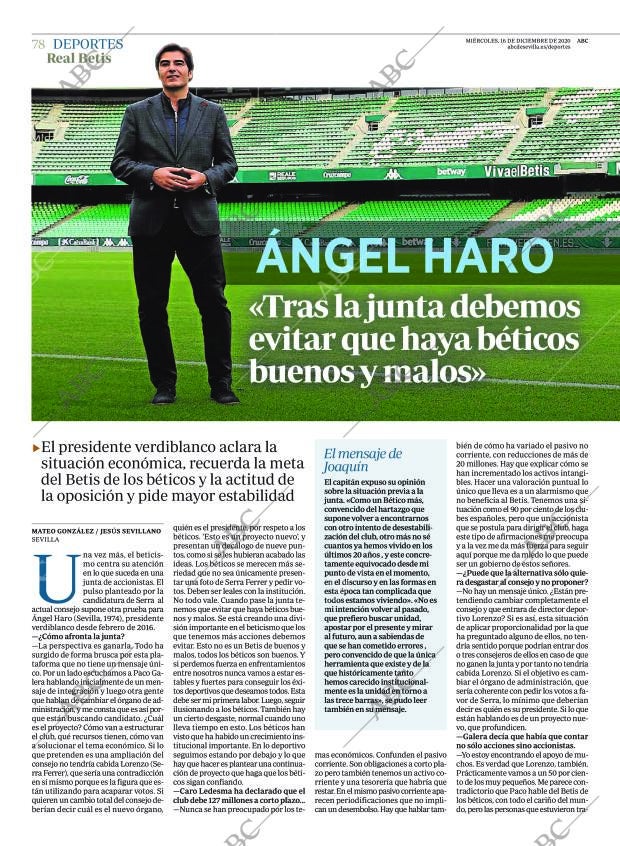 ABC SEVILLA 16-12-2020 página 78
