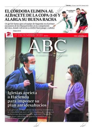 ABC CORDOBA 17-12-2020 página 1