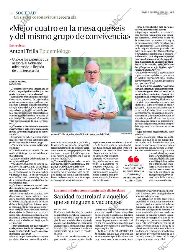 ABC CORDOBA 17-12-2020 página 54