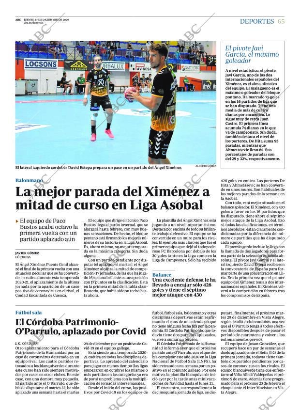 ABC CORDOBA 17-12-2020 página 65