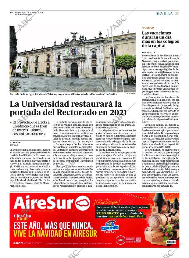 ABC SEVILLA 17-12-2020 página 25