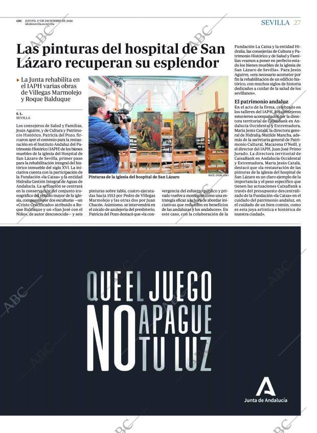ABC SEVILLA 17-12-2020 página 27