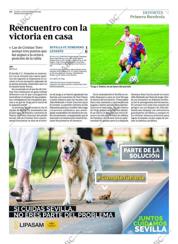ABC SEVILLA 17-12-2020 página 71