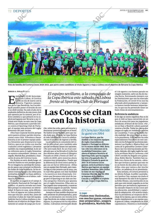 ABC SEVILLA 17-12-2020 página 72