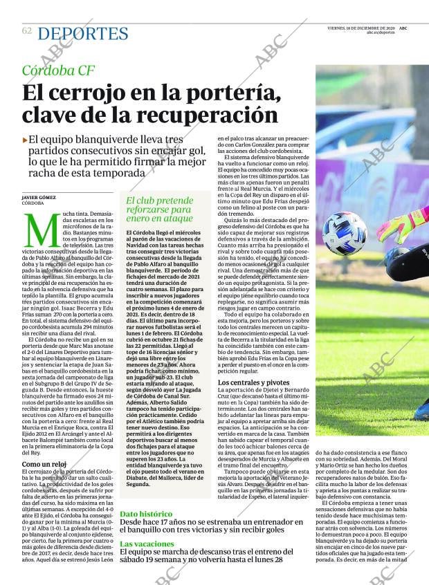ABC CORDOBA 18-12-2020 página 62