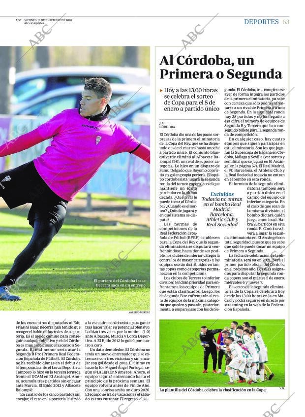 ABC CORDOBA 18-12-2020 página 63