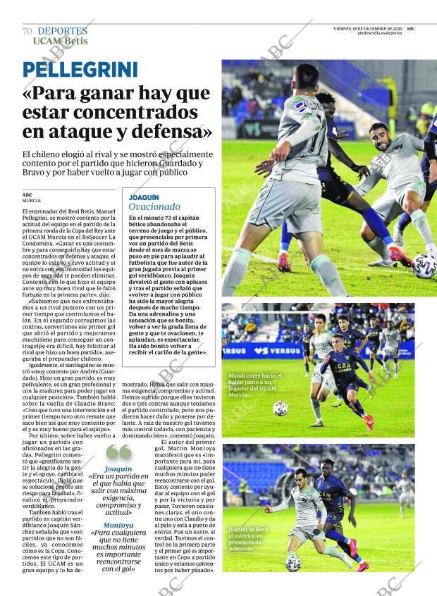 ABC SEVILLA 18-12-2020 página 70
