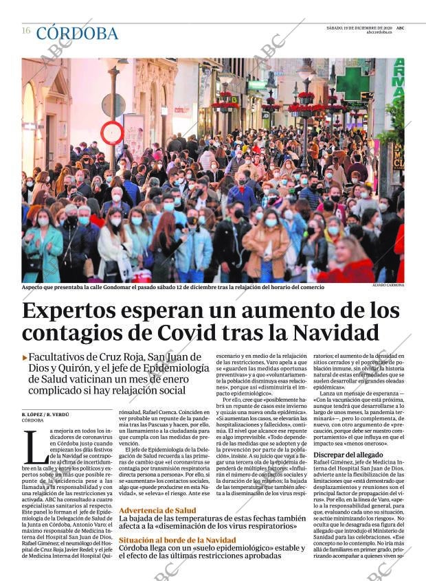 ABC CORDOBA 19-12-2020 página 16