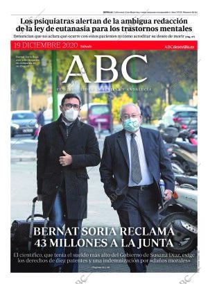 ABC SEVILLA 19-12-2020 página 1