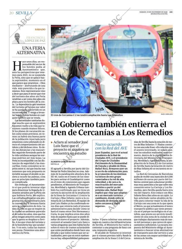 ABC SEVILLA 19-12-2020 página 20