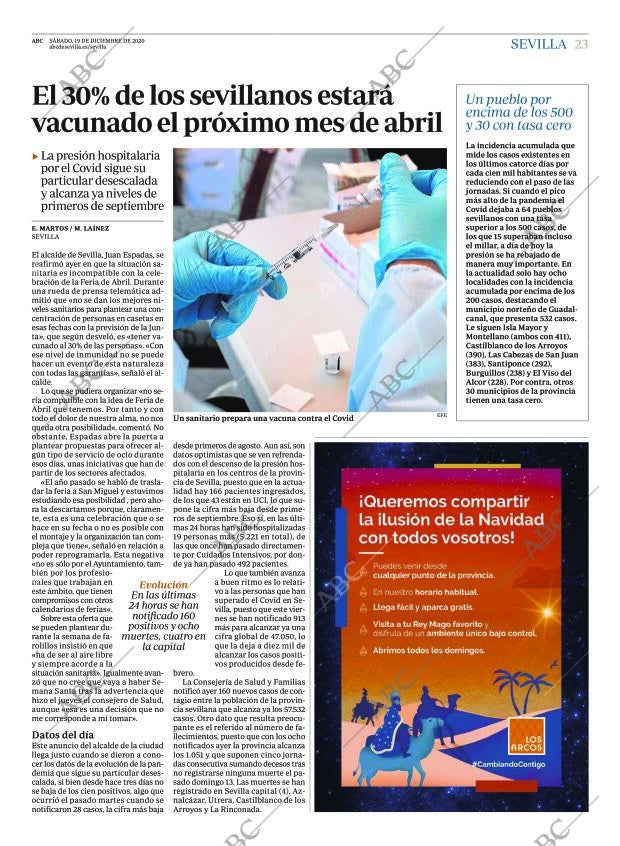ABC SEVILLA 19-12-2020 página 23